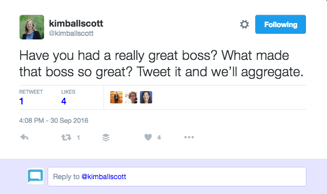What Makes a Great Boss?